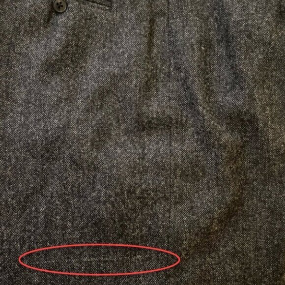 Ralph Lauren Size 12 Pure New Wool Pleated Trouser Dress Pant Office Work Career - Picture 7 of 8